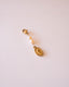 Charm perles d'eau douce rose et médaillon coquillage