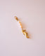 Charm hippocampe et perles d'eau douce rose