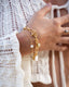 Bracelet breloque et perles d'eau douce plates