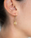 Boucle d'oreille créoles gold cauri