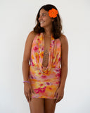 robe Benitier Fairy imprimé exclusif collection Fairytopia Jubai Swimwear Guadeloupe