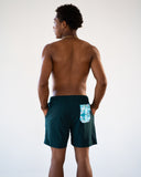Boarshort Men Vert Jungle