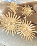 boucle oreille starlight bijou étoile artisanal Jubai Swimwear Guadeloupe