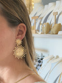 boucle oreille starlight vue porté Jubai Swimwear Guadeloupe