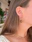 Boucle d'oreille Shell dentelle