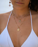 Collier white star
