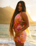 robe Benitier Fairy vue détail artisanal Jubai Swimwear Guadeloupe