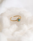 bague Azul vue porté doigt Jubai Swimwear Guadeloupe