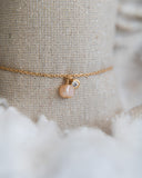 bracelet perle eau douce rose zirconium détail Jubai Swimwear Guadeloupe