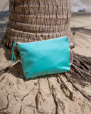 Jubai mint beach pouch