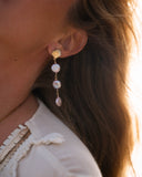 boucles oreilles pinky mermaid vue porté Jubai Swimwear Guadeloupe
