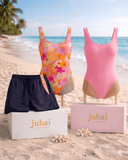 [Coffret H/F] Jenna Rose + Boardshort Bleu Flower